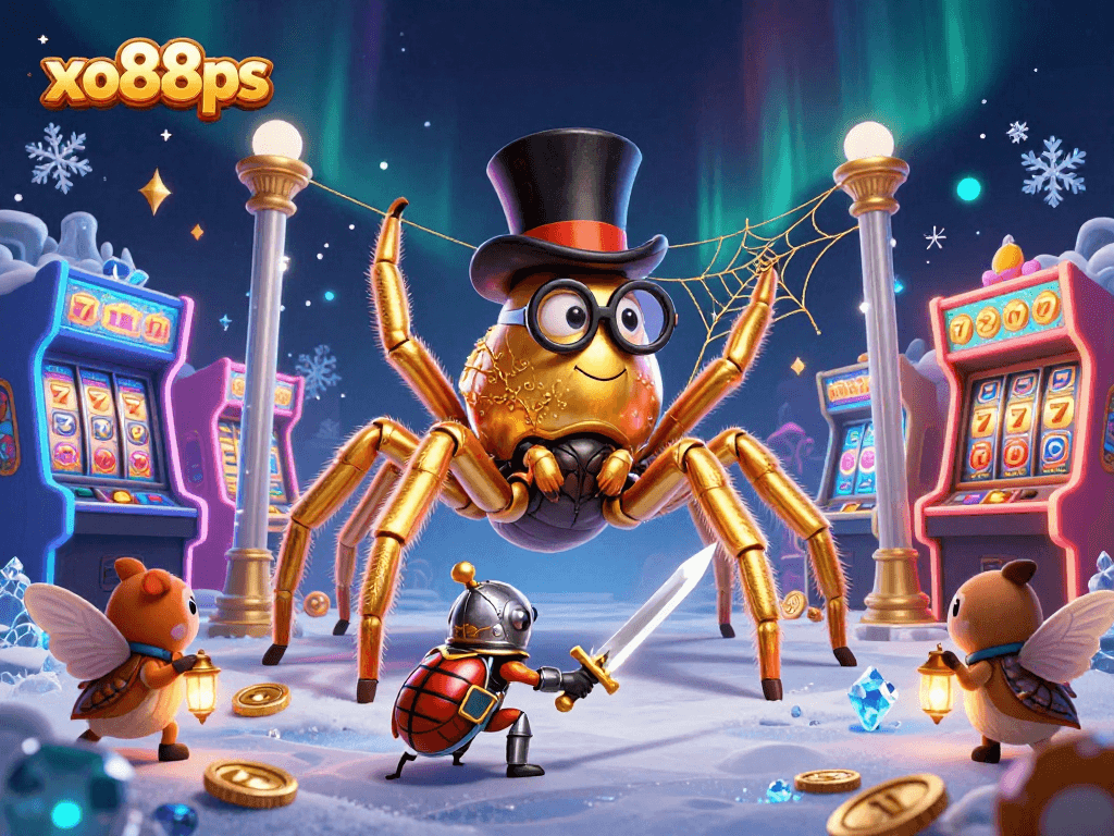 Engage in thrilling gameplay at xo88ps with exciting slot reels and golden characters.