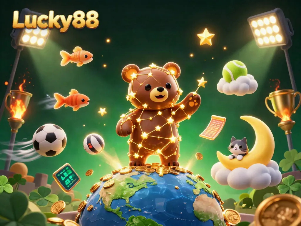 Experience the thrill of Lucky88 with dynamic casino-themed elements and character interactions