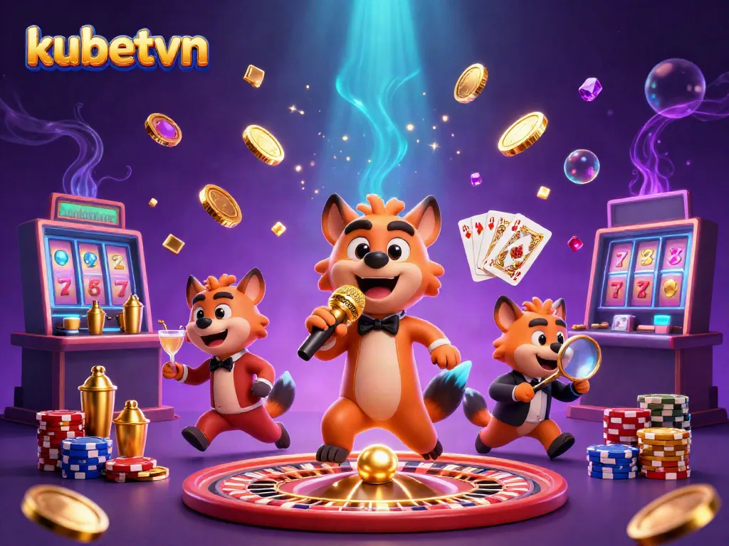Experience the vibrant atmosphere of kubetvn with animated hyenas in a comedy casino