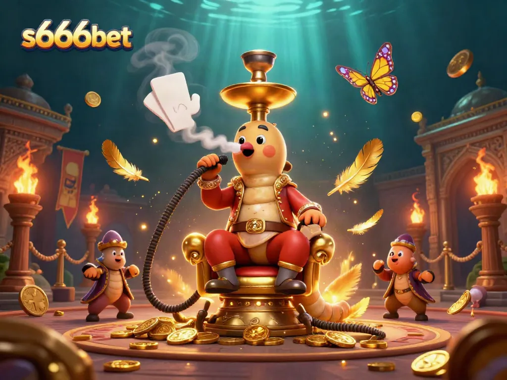 Experience the thrill of winning with s666bet in this vibrant casino-themed illustration.