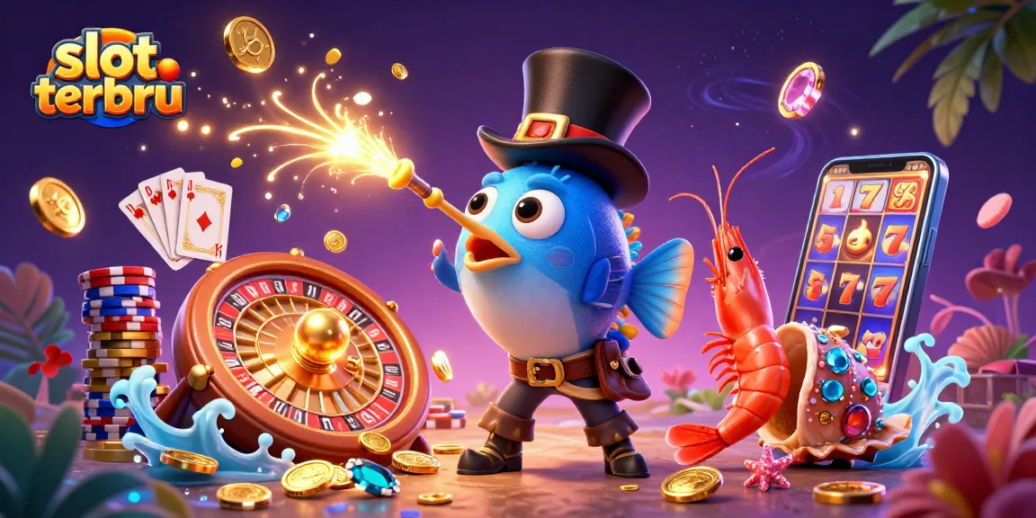 Experience incredible slot terbaru action featuring animated characters and vibrant casino elements.