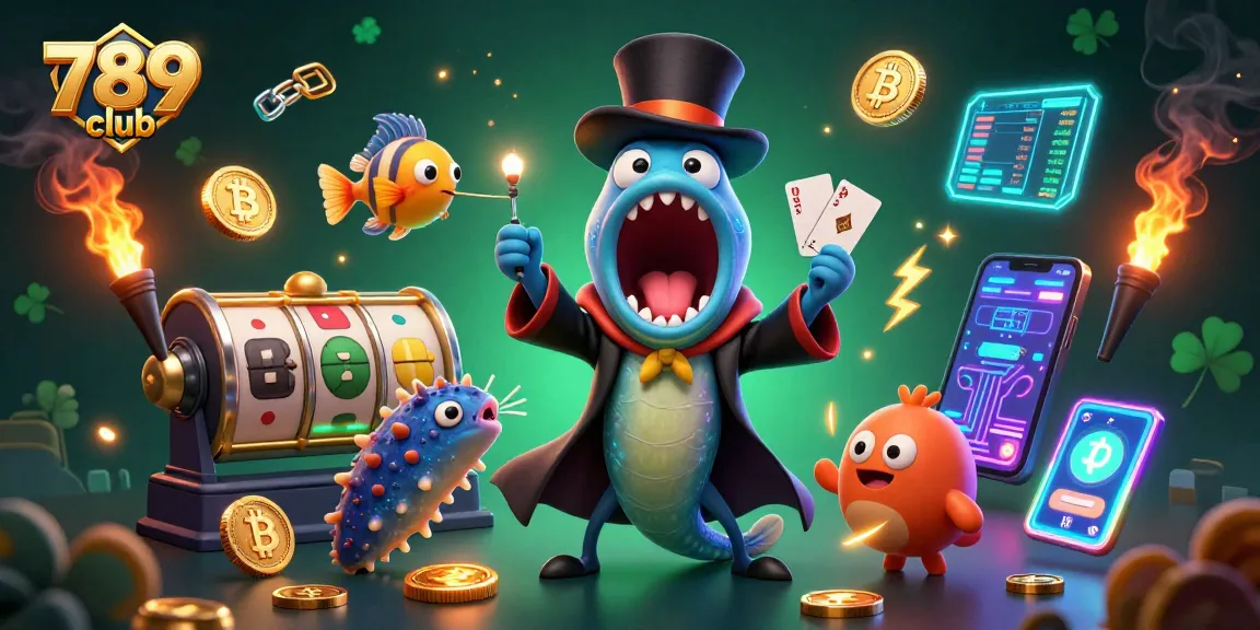 Ignite your winnings at the 789 club with a thrilling casino scene featuring vibrant 3D characters.