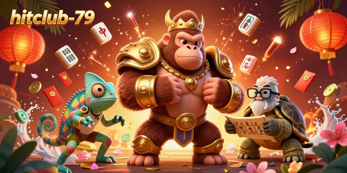 Engage in thrilling gameplay at hitclub-79 with vibrant casino elements and characters.